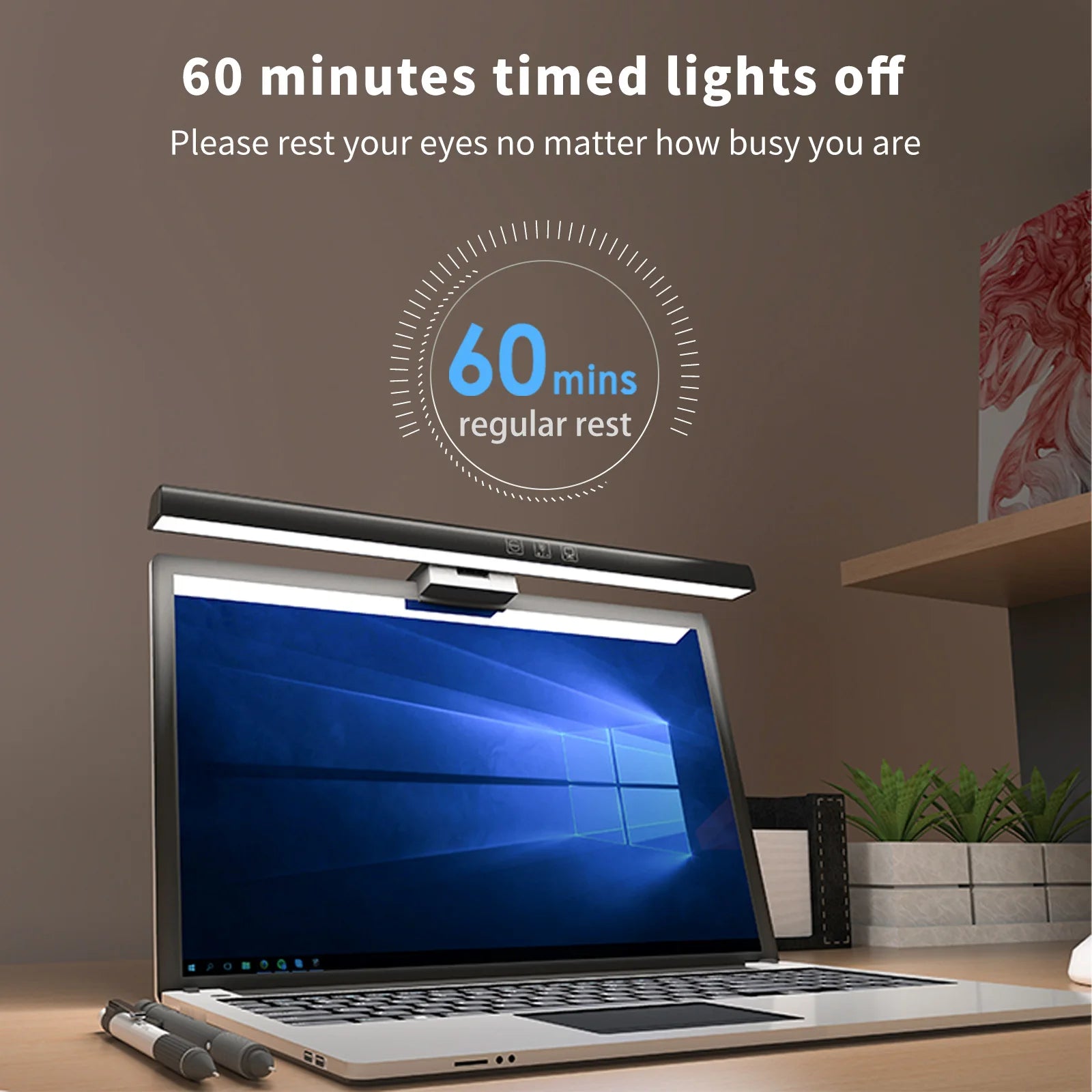 USB Stepless Dimming Screen Hanging Lights Curved Screen Monitor Light Bar RGB Background Atmosphere Desk Lamp Monitor Light Bar - Buy online at  Vibe In Cart.