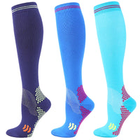 Knee-High Unisex Compression Socks for Varicose Veins 20-30 mmHg for Running and Cycling