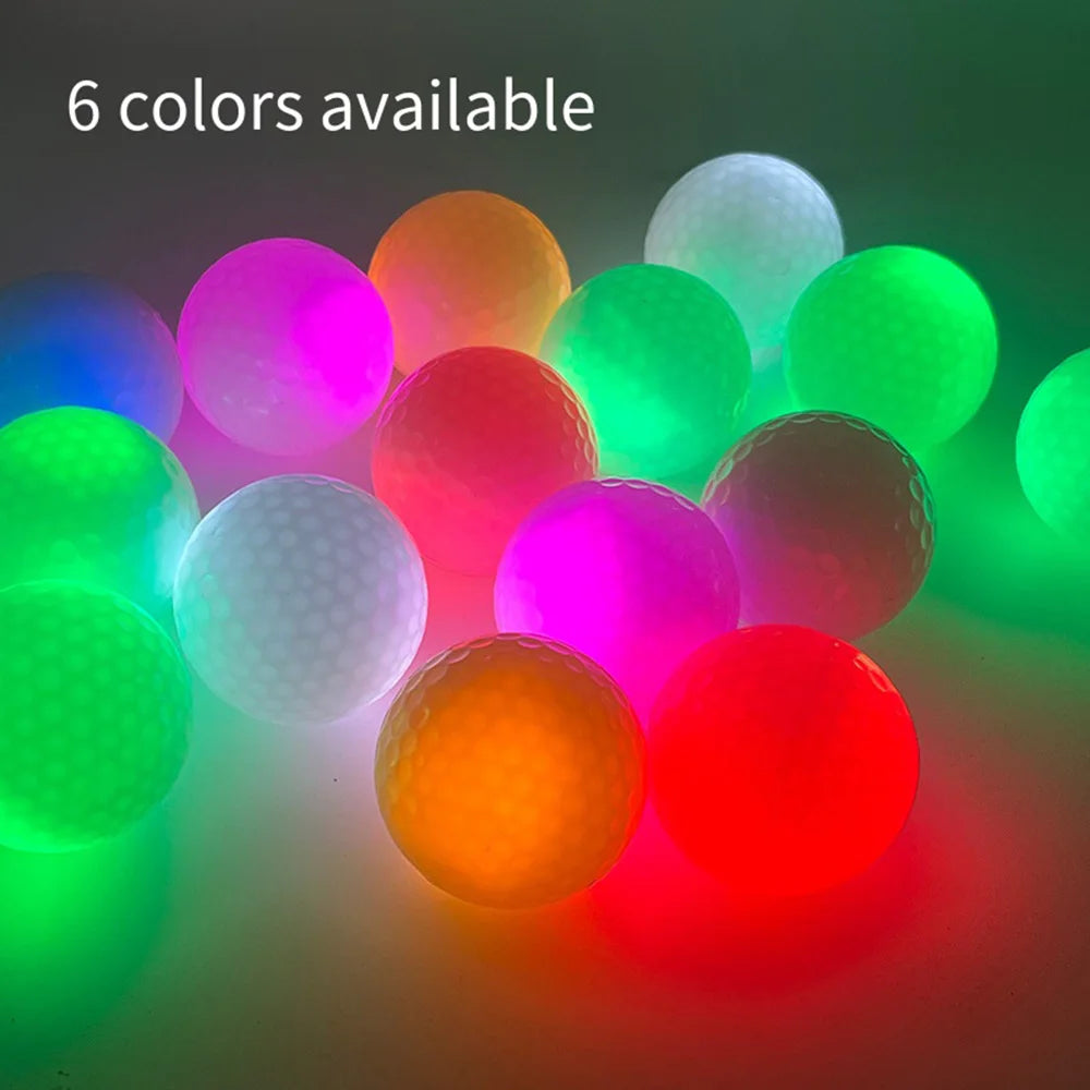 Glow Golf Balls for Night Sports,Luminous Golf LED Ball Glowing in The Dark,Long Lasting Bright Luminous Balls - Buy online at  Vibe In Cart.