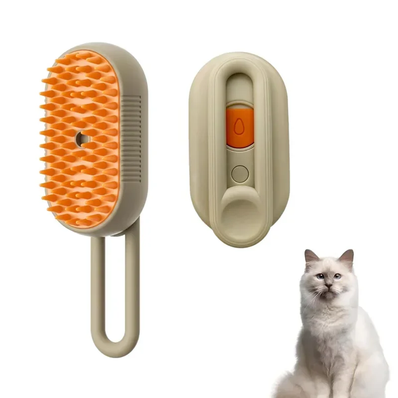 Plastic Pet Spray Grooming Comb with Water Mist for Dogs and Cats