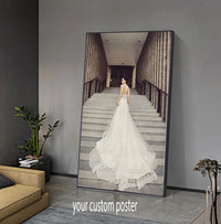 Personalized Gift Custom Poster Any Size Print Canvas Wall Art with Your Photo Painting Decoration Picture for Living Room - Buy online at  Vibe In Cart.