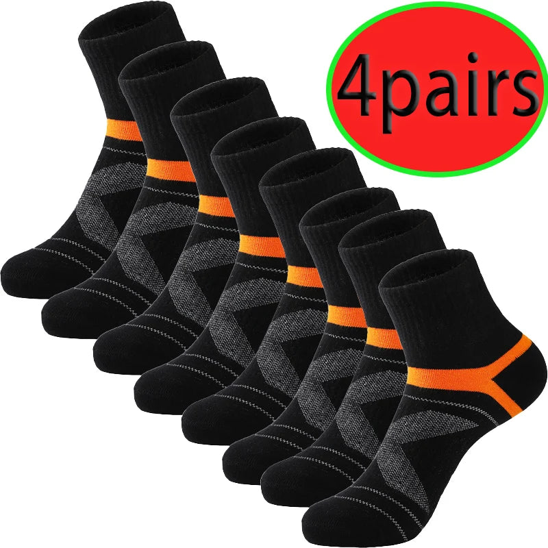 2/4pairsof professional fitness socks anti slip running socks men's and women's universal basketball and football training socks - Buy online at  Vibe In Cart.