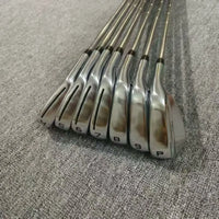 Men's Right Handed Golf Irons Set Silver Steel Shaft Flex R