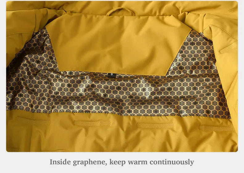 Unisex Waterproof Windproof Warm Winter Fleece Coat for Outdoor Use