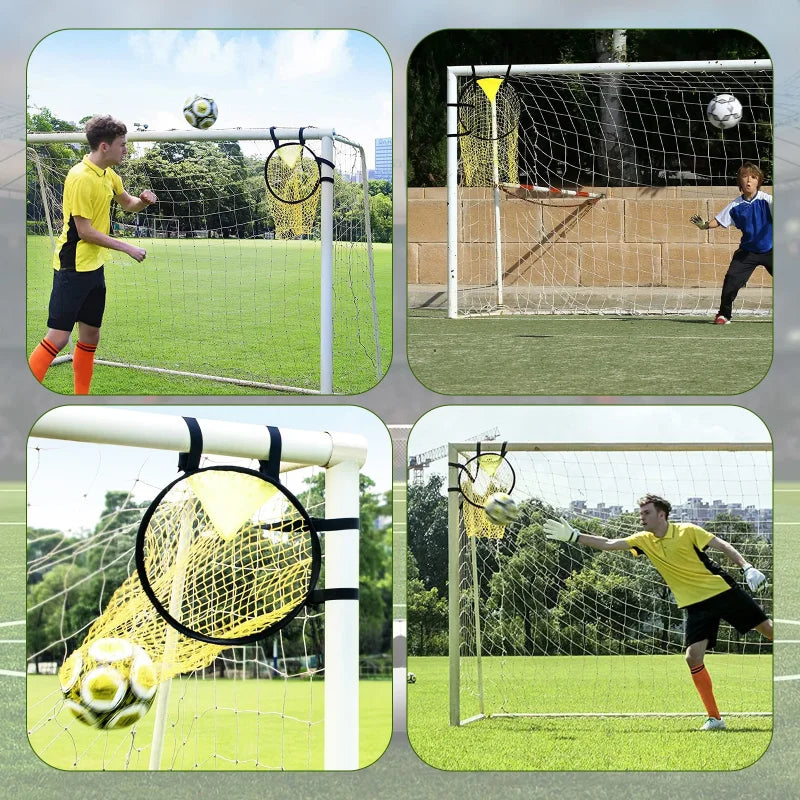 Football Target Net Foldable Football Training Net Easy to Attach and Detach Soccer Goal for Football Training Practice 17x28in - Buy online at  Vibe In Cart.
