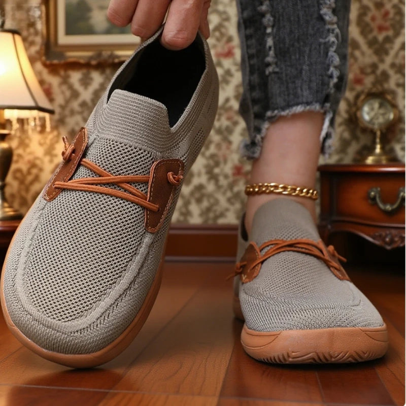 Women's Wide Footed Mesh Loafers Minimalist Fashionable Khaki Style Shoes Breathable Slip on  Barefoot Sneakers Design for Women - Buy online at  Vibe In Cart.