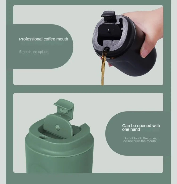 Stainless Steel Double Wall Vacuum Flask 220ml Insulated Leakproof