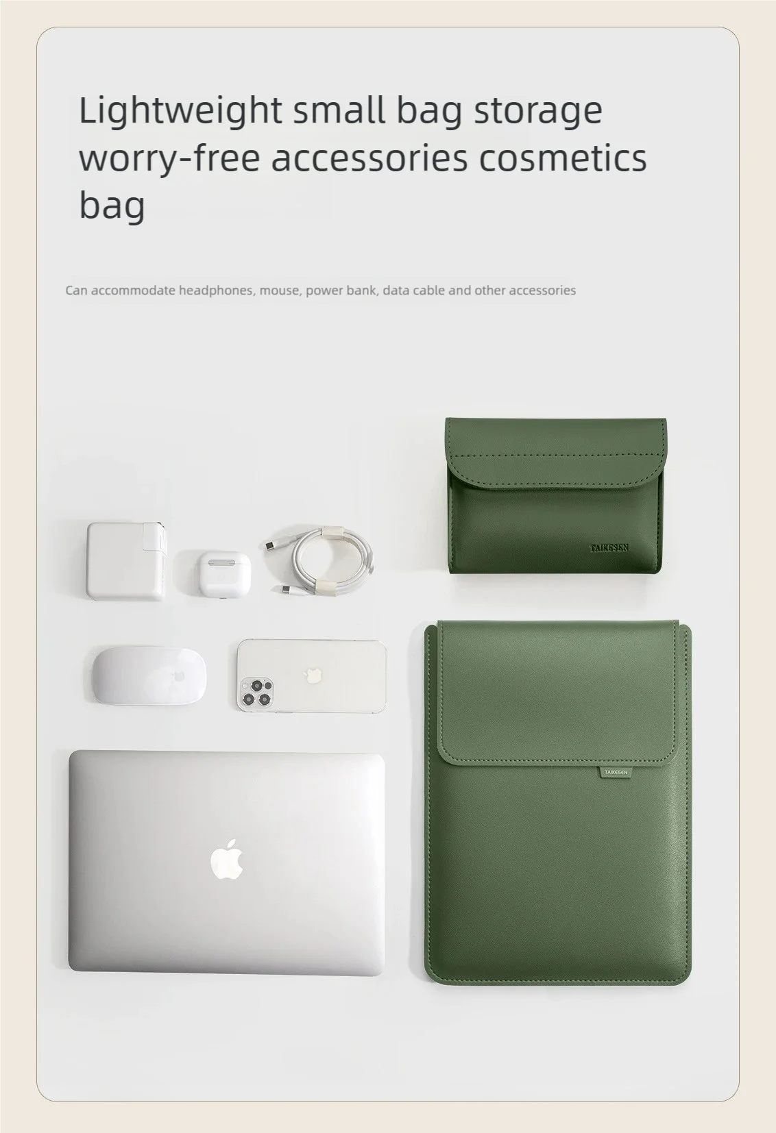 Laptop And Tablet Sleeve Case In Pu Material For 13 To 16 Inch Sizes