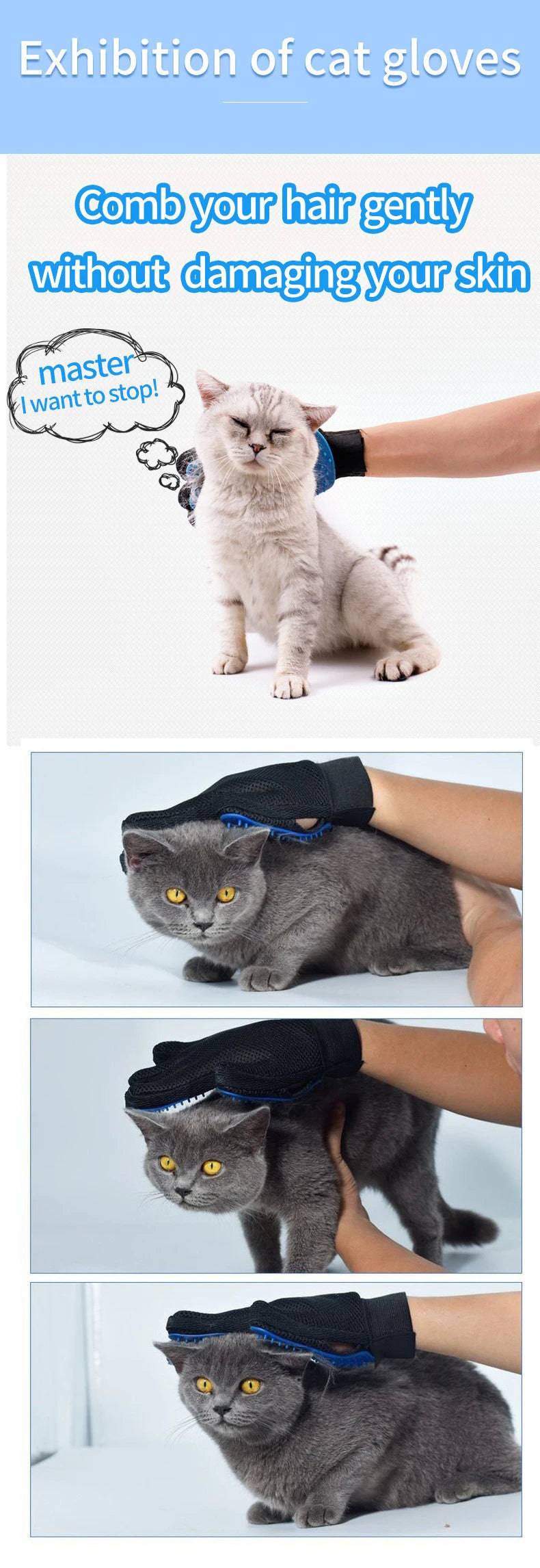 Multicolor Silicone Pet Gloves Cat Dog Hair Removal Dog Supplies Comb Hair Removal Brush Rubber Sticky Hair Gloves - Buy online at  Vibe In Cart.