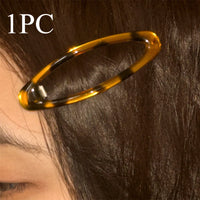 Vintage Accessories Leopard Print Glue Oval Hair Clips Cute Korean Charm BB Hair Clip Y2K Women Jewelry Y2K Hair Accessories - Buy online at  Vibe In Cart.