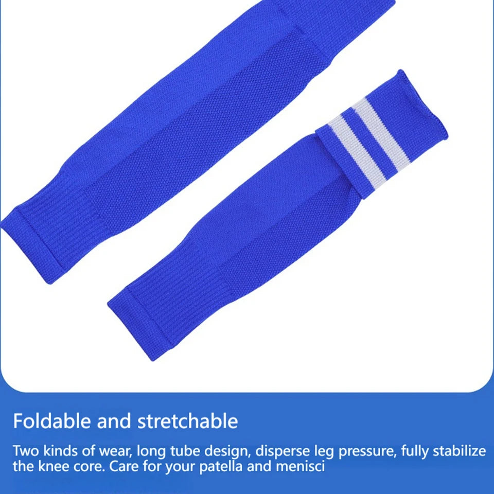 1Pair Knee Over Football Leg Guards Socks Breathable Comfort Calf Long Sock Adult Children Soccer Sports Shin Guards Leg Covers - Buy online at  Vibe In Cart.