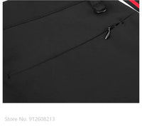 Men's Waterproof Fleece Winter Pants Straight Fit