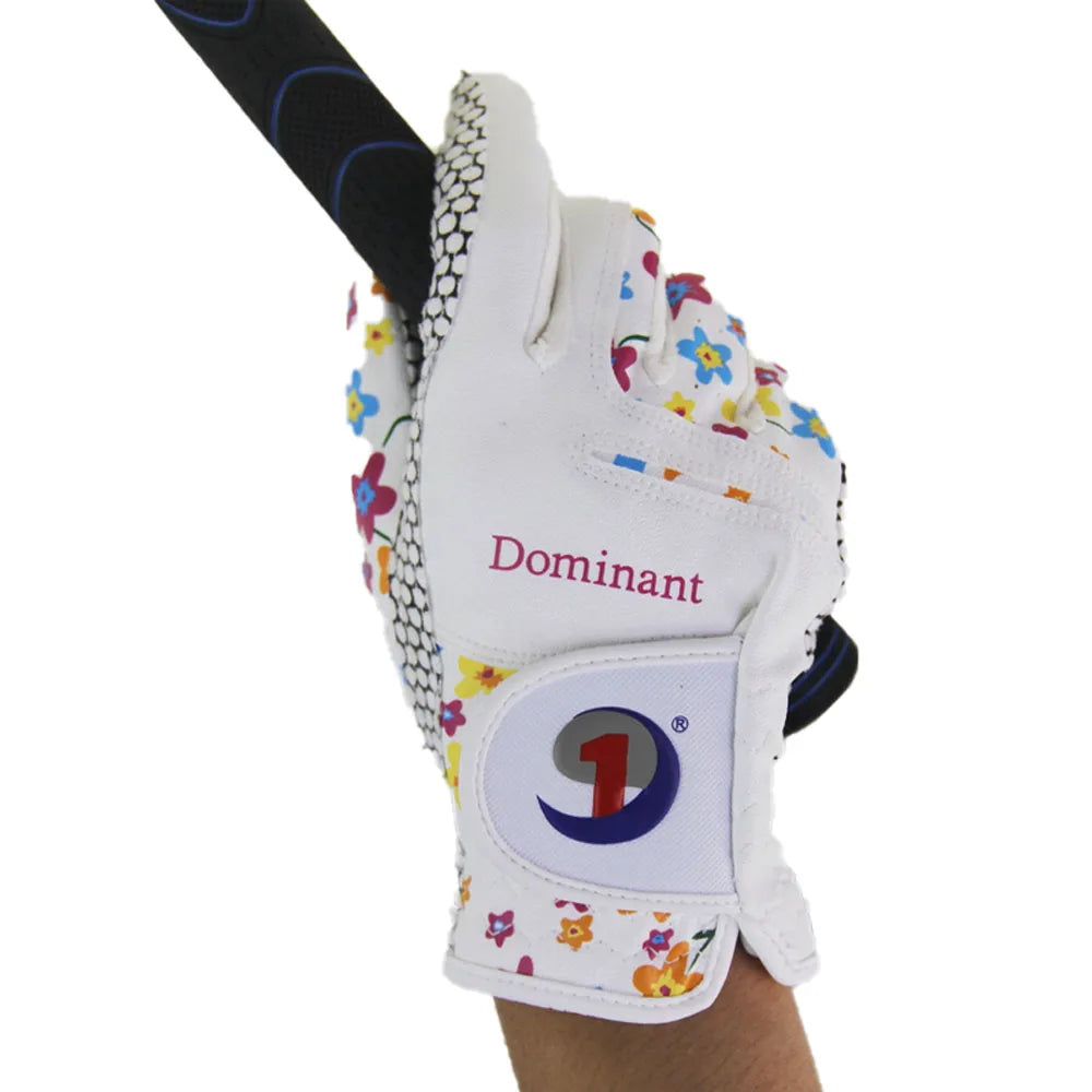 Pair of Women's Warm PU Leather Winter Golf and Driving Gloves