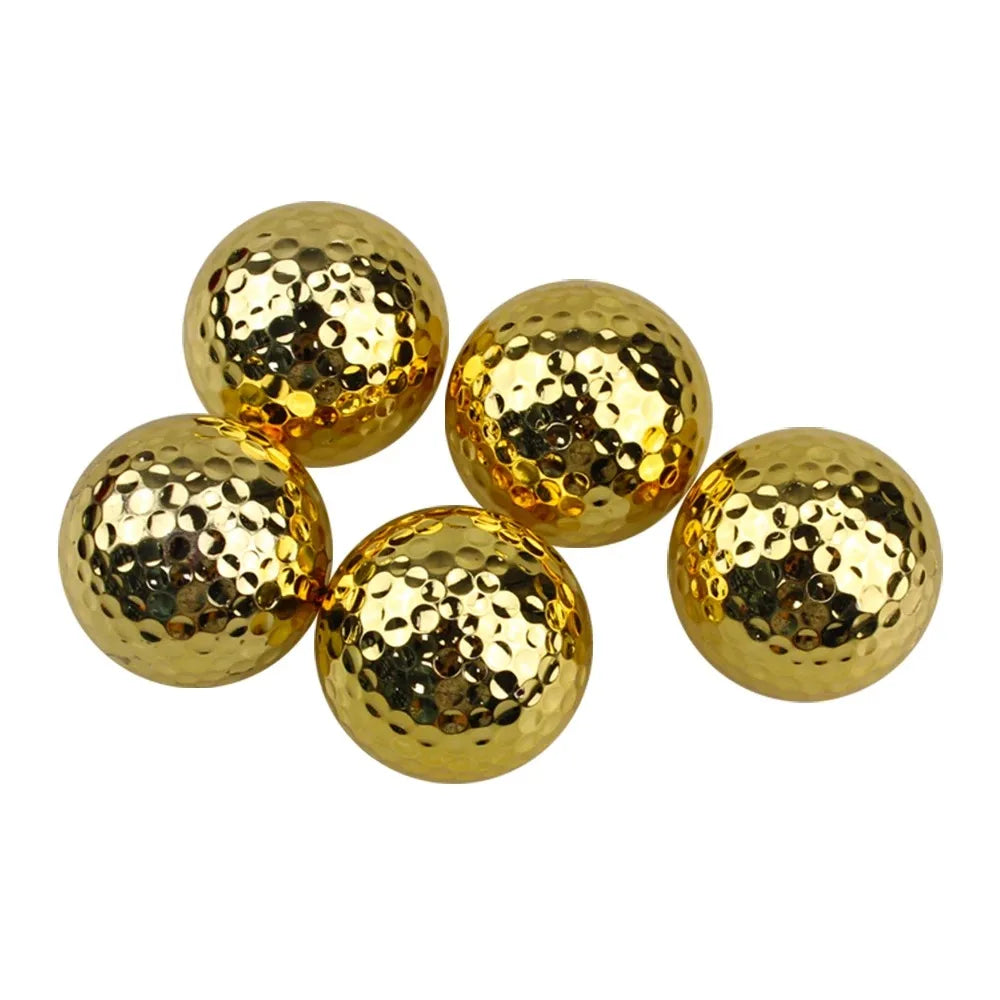 Golf Plated Balls Double Layer Competition Balls Gold Plated Balls Gift Balls Gold Plated Silver Plated Blue Plated Powder Balls - Buy online at  Vibe In Cart.