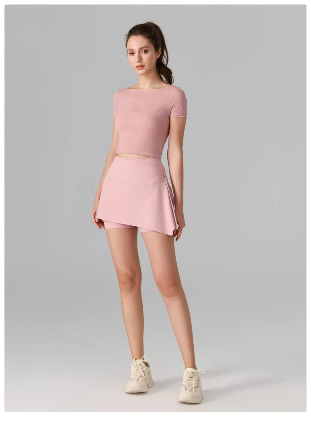 Women's 2-in-1 Anti-Sheer Sports Skort – Running Workout Tennis Badminton Pilates Yoga Shorts Skirt for Spring Summer Activewear - Buy online at  Vibe In Cart.