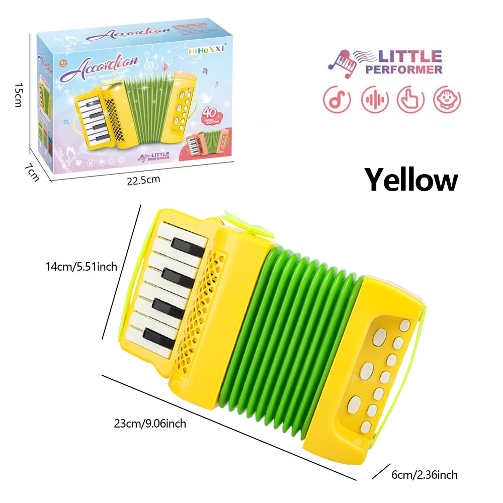 Accordion Toy for Toddlers Musical Instrument Educational Toys Children's Music Interest Development Gifts for Kids Boys Girls - Buy online at  Vibe In Cart.