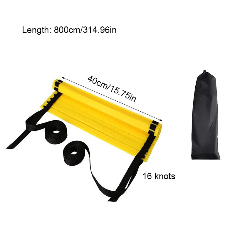 Sports Agility Ladder Football Adjustable Nylon Strap Jumping Ladder Speed  Fitness Body Coordination Warm-Up Training Tool - Buy online at  Vibe In Cart.