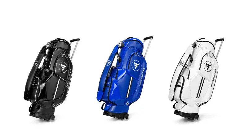 Waterproof PU Golf Ball Bag with Wheel and High Capacity