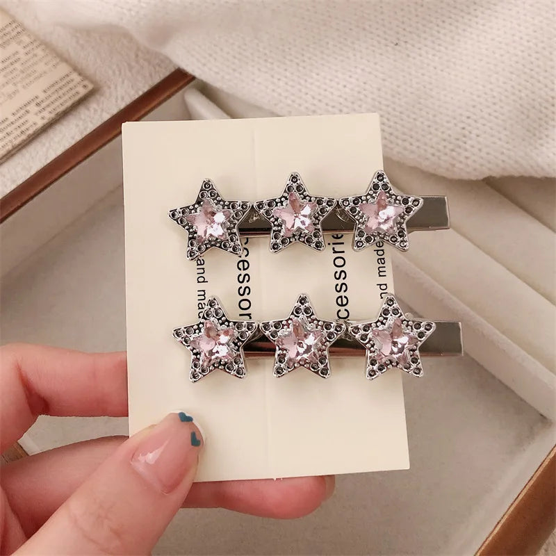 Summer Y2K Hairpin Yellow Star Designs Duck Mouth Clip Bangs Side Clip Blue BB Barrettes Hair Snap Clips Girls Hair Accessories - Buy online at  Vibe In Cart.