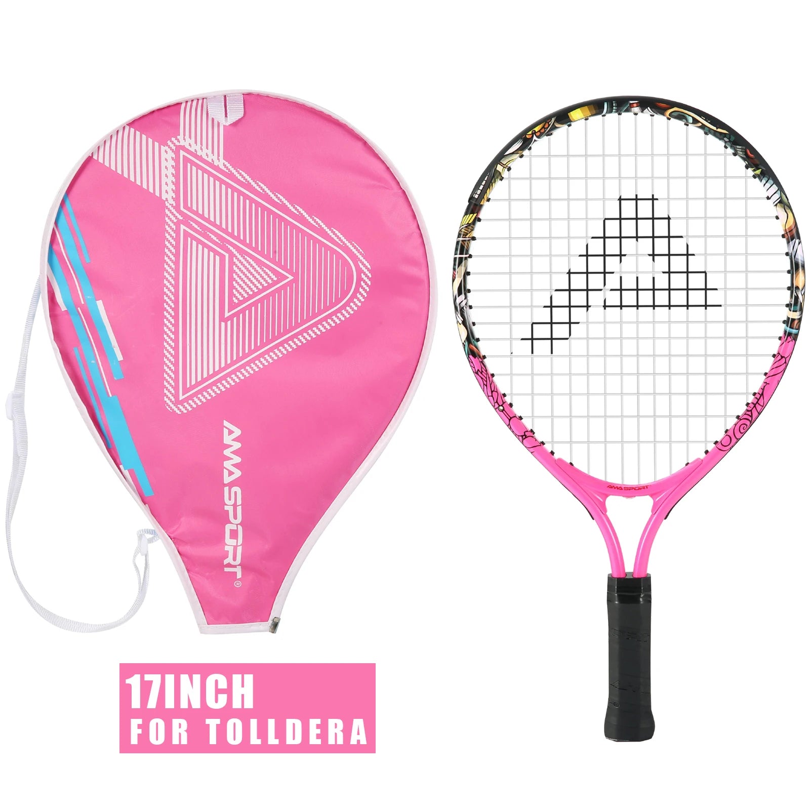 AMASPORT Tennis Rackets for Kids Toddlers 17'' with Cover Bag for Girl and Boy Tennis Racquet - Buy online at  Vibe In Cart.
