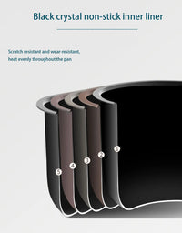 Mini Automatic Electric Rice Cooker with Steamer 1.2L for 1-2 People