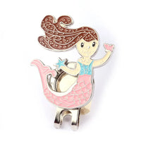 Magnetic Alloy Golf Marker with Hat Clip for Golf