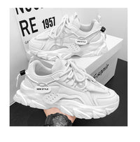 Men's Shoe Breathable Thick Soled Casual Sneakers Outdoor Running Four Seasons New Tennis Men Soft Soles Comfort Male Sneakers - Buy online at  Vibe In Cart.