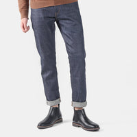 Men's Ankle Slip-On Boots, Sizes 40-46, Low Heel, Bonded Leather Insole