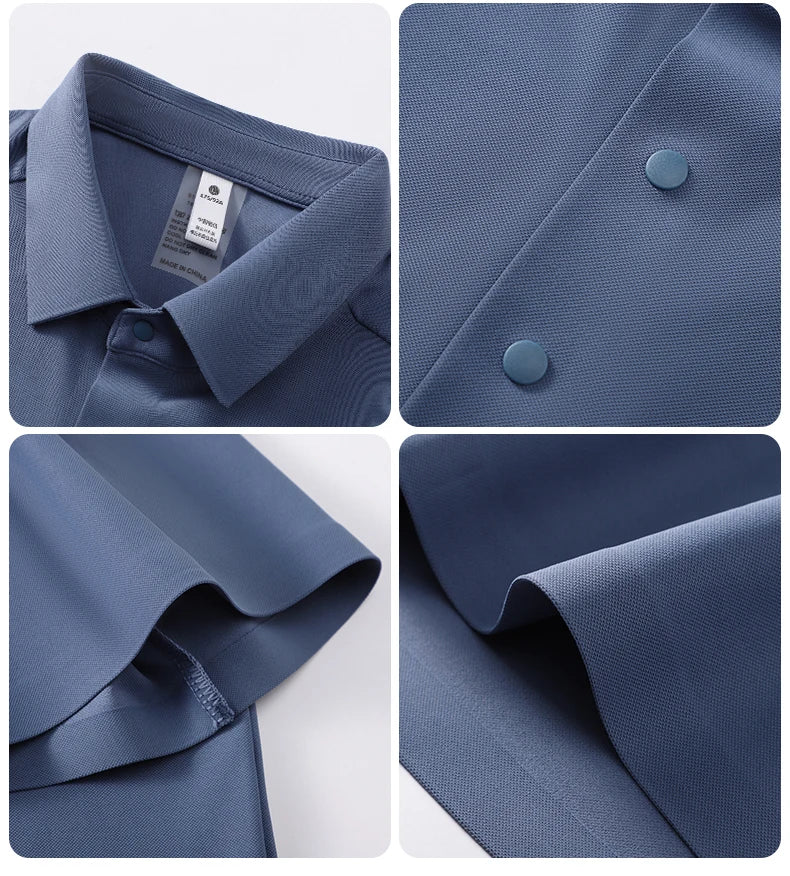 SBWL High quality gym new light fast dry elastic high quality outdoor sports golf running sports POLO shirt fashion casual shirt - Buy online at  Vibe In Cart.