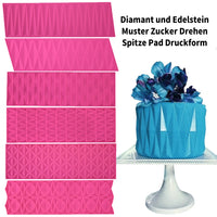 Silicone Mould Fondant Cake Side Lace Mat DIY Border Bakeware Type 4 - Buy online at  Vibe In Cart.