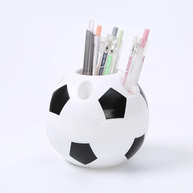 Soccer Shape Tool Home Decoration Student Gifts Supplies Pen Pencil Holder Football Shape Toothbrush Holder Desktop Rack Table - Buy online at  Vibe In Cart.