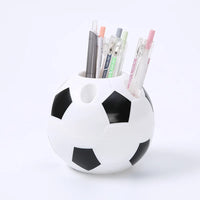Soccer Shape Tool Home Decoration Student Gifts Supplies Pen Pencil Holder Football Shape Toothbrush Holder Desktop Rack Table - Buy online at  Vibe In Cart.