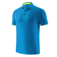 Quick Dry Men's Sports Polo Shirt Golf wear Summer Gym Fitness Training Clothing Comfortable Breathable Shirts - Buy online at  Vibe In Cart.