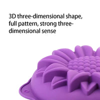 Sunflower Silicone Mold Cake Flower Pan 10Inch Cake Bakeware Baking Tools Round Bread Loaf Pizza Toast With Anti-scalding Handle - Buy online at  Vibe In Cart.