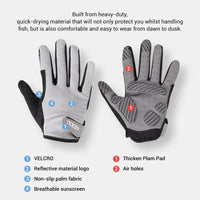Noeby Fishing Gloves Non-slip Full Finger Outdoor Sun Protection Anti-UV Cycling Running Gloves Men Women Tackle - Buy online at  Vibe In Cart.