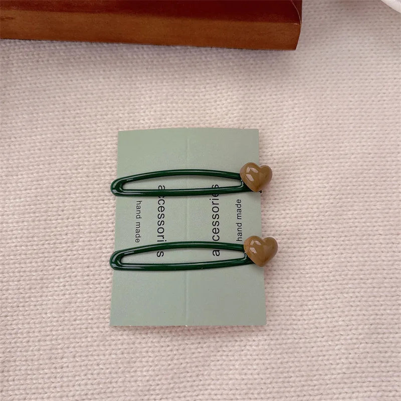 Yellow and Blue Star Design Alloy Plastic Hair Clips