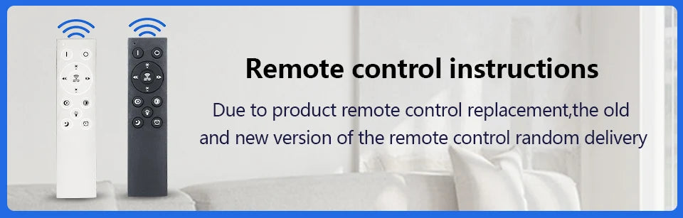 Smart LED Ceiling Lamp with Remote Control, Dimmable, White