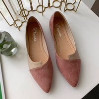 Pointed Toe Flat Shoes Women Solid Patchwork Slip On Shoes Casual Breathable Ballet Flats Daily All-Match Comfort Loafers Shoes - Buy online at  Vibe In Cart.