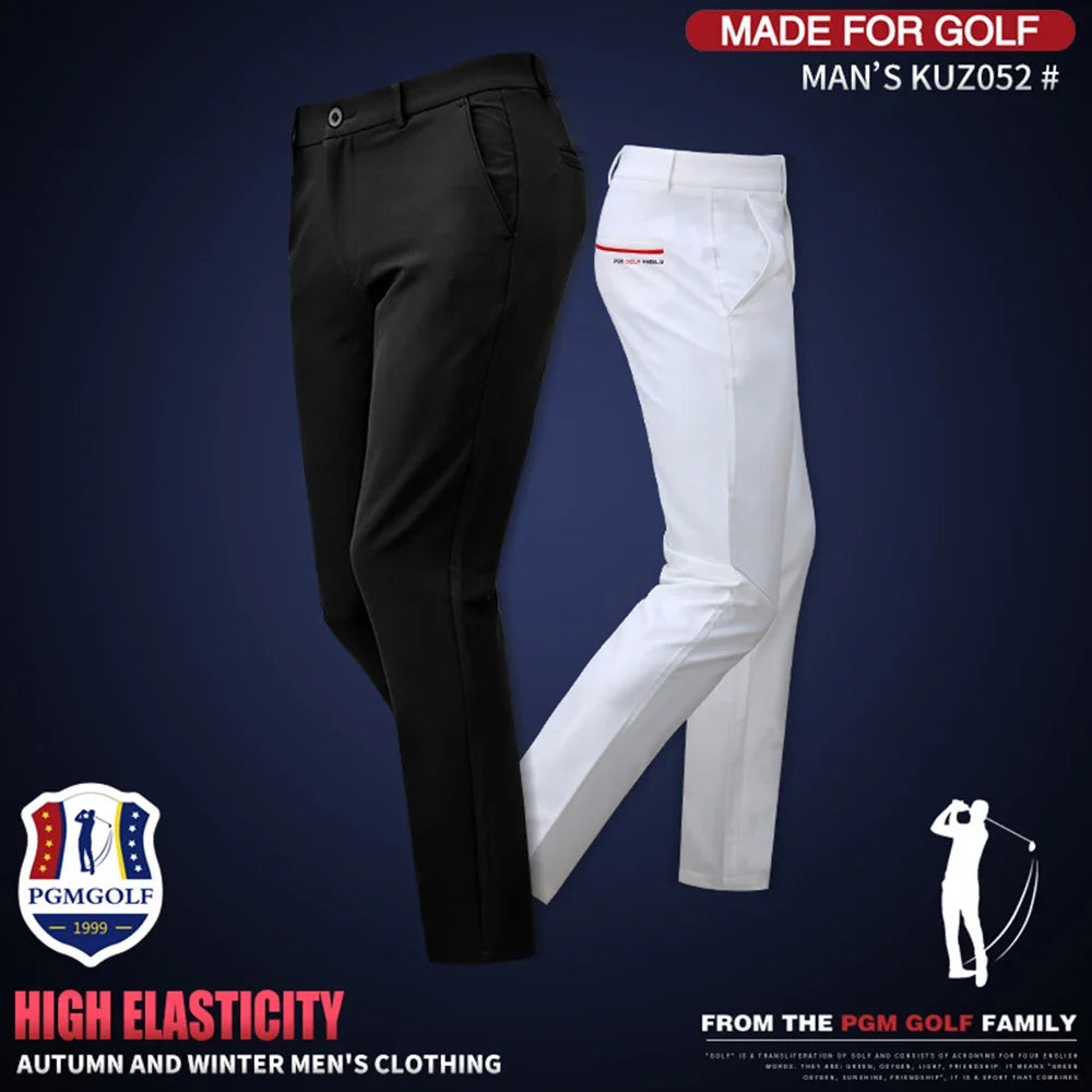 PGM Men Golf Pants Spring Autumn High Elastic Sports Wear-resistant Golf Tennis Trousers KUZ052 Slim Fit Soft Male Pants - Buy online at  Vibe In Cart.