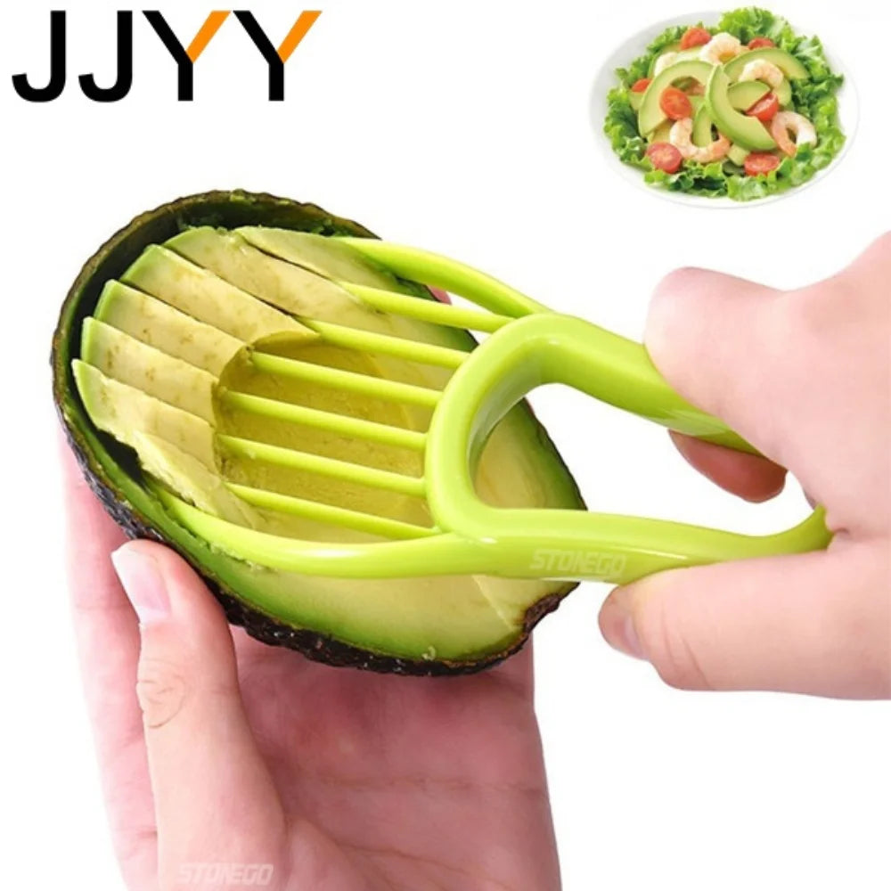 JJYY 3 In 1 Avocado Slicer Shea Corer Butter Fruit Peeler Cutter Pulp Separator Plastic Knife Kitchen Vegetable Tools - Buy online at  Vibe In Cart.