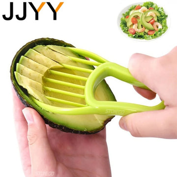 JJYY 3 In 1 Avocado Slicer Shea Corer Butter Fruit Peeler Cutter Pulp Separator Plastic Knife Kitchen Vegetable Tools - Buy online at  Vibe In Cart.