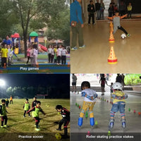 20/40/60 PCS Colorful Windproof Skate Marker Cones Roller Football Marking Cup Soccer Training Equipment - Buy online at  Vibe In Cart.
