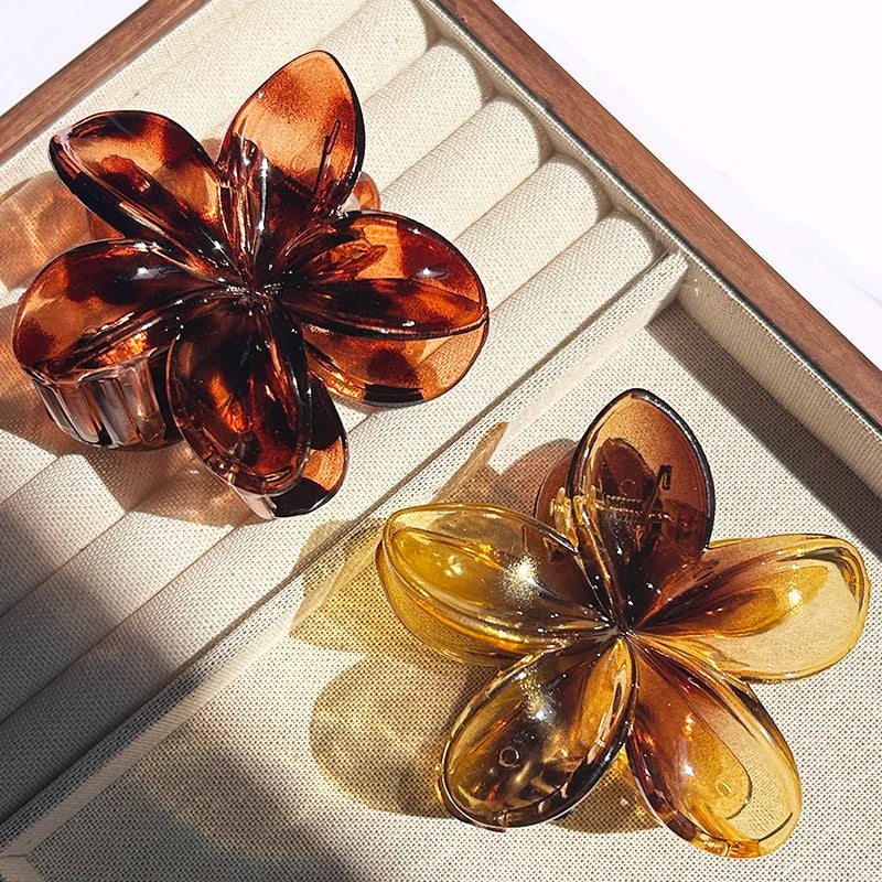 1/2/3 Pcs Hawaiian Gradient Flower Hair Claw Clip Women Fashion Large Hair Clip Girls Hairpin Barrettes Bohemia Hair Accessories - Buy online at  Vibe In Cart.
