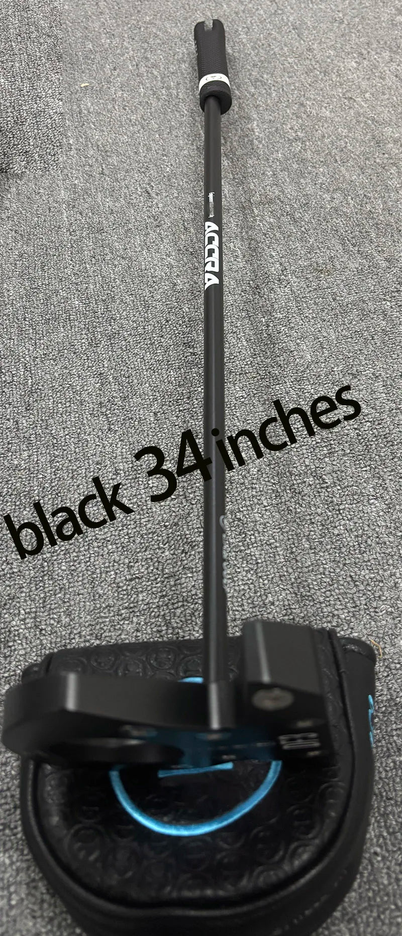 Right-Handed Golf Putter, 33-36 Inch, Graphite Shaft, 2 Degree Offset