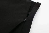 Women's High Waist Asymmetric Mini Regular Fit Polyester Skort