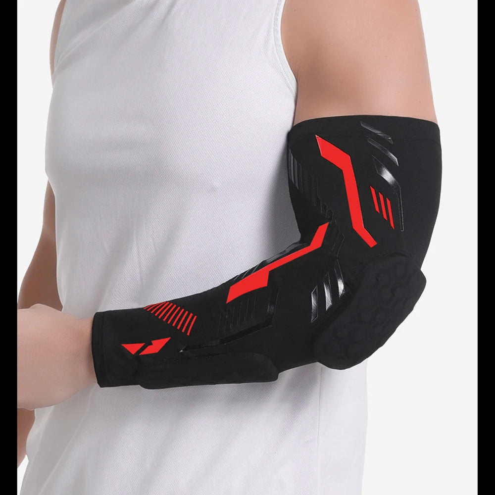 1 Piece Padded Compression Protective Elbow Pad for Sports
