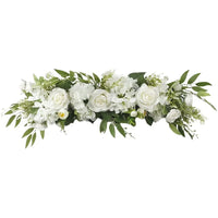 65cm Wedding Arch Flowers White Rose Decorative Floral Swag for Lintel Artificia Centerpieces for Door Window Home Decoration - Buy online at  Vibe In Cart.