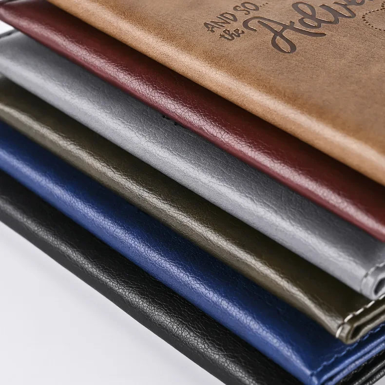 Solid PU Leather Passport Holder Wallet Card Case for Travel