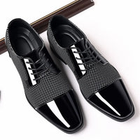 Men's Dress Shoes Classic Lace-up Formal Oxfords Modern Tuxedo Business Casual Scale Pattern Comfort Formal Shoes for Men - Buy online at  Vibe In Cart.