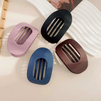 PC Hair Claw Clip for Women New Design Leopard Matte Curved Flat Styling Barrettes Acrylic Lying Down Hair Accessories - Buy online at  Vibe In Cart.